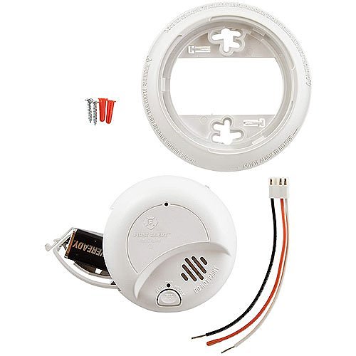 BRK 9120B 120VAC/DC Smoke Alarm, 9V Battery Backup