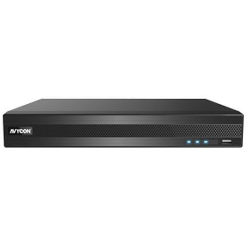 Avycon AVK-HN41E6-2T 8-Channel PoE 4K NVR, 2TB HDD with 6 x 4 MP IR Turret Dome Cameras, 2.8mm Lens