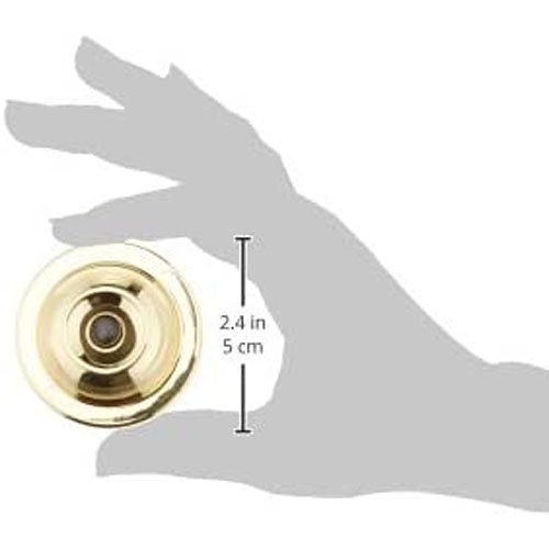 Kidde 600 Edwards Signaling 600 Push Button, Solid Brass