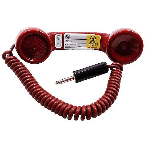 Edwards Portable Telephone Handset - Red with Coiled Cord