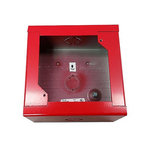 Kidde Integrity Indoor Surface Box for INT Series Temporal Horns and Horn-Strobes, Red