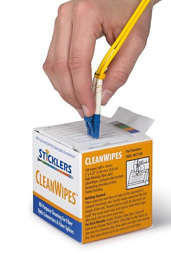 Sticklers MCC-WCS100 CleanWipes 600 Optical Grade Cleaning Wipes, 600+ cleans, 100-pack