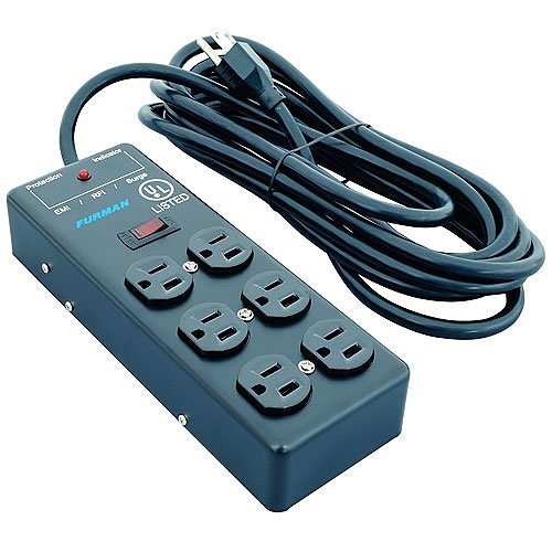 Furman SS-6B 6 Outlet, 2x3 Metal Chassis Surge Suppressor Strip