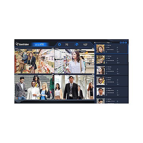 GeoVision GV-AI FR 8-Channel Video Analytics Software with Facial Recognition