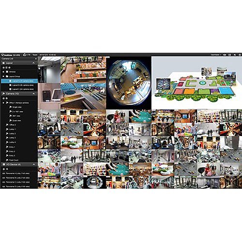 GeoVision Video Management Software for 32CHs Platform with 3rd Party IP Cameras - License - 12 Channel