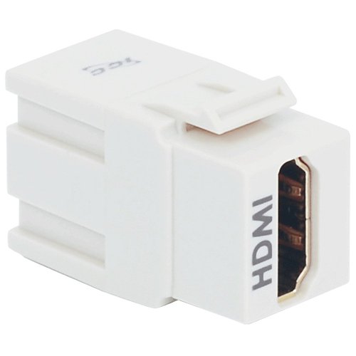 ICC IC107HDCWH HDMI Modular Coupler in HD Style, 25-Pack, White