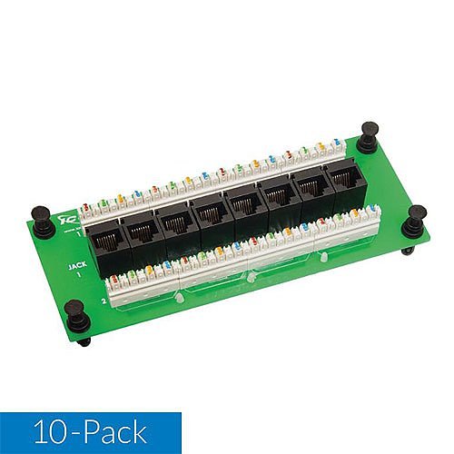 ICC Data Module CAT6 with 8 Ports in 10-Pack
