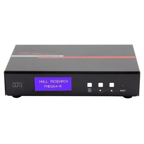 Hall FHD264-R AV and Control over IP Receiver with Extracted Audio, RS232 over IP and IR