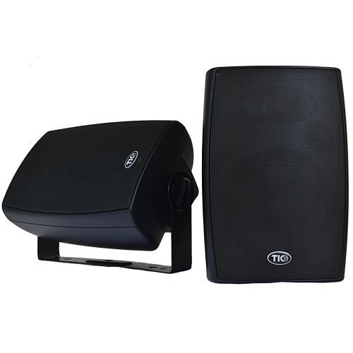 TIC ASP120B Speaker System - 60 W RMS - Black, Aluminum