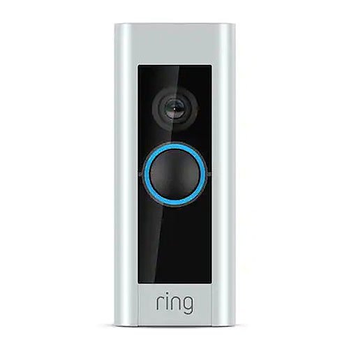 Ring Video Doorbell Pro with Pro Power Kit, Hardwired Smart Video Doorbell Camera, Satin Nickel (B08M125RNW)