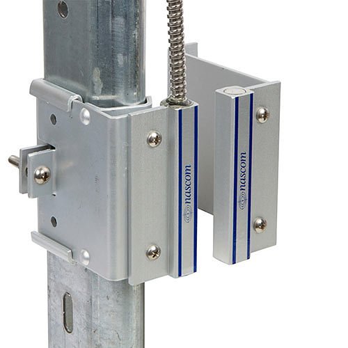 Nascom N505AUTM/ST 2-1/4" Overhead Door Rail Mount Magnet/Switch Set Featuring No Dead Spot Technology, Silver