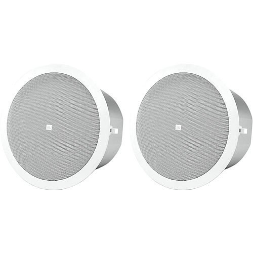 JBL Professional CONTROL 24CT 4" Compact Background/Foreground Ceiling Loudspeaker, White