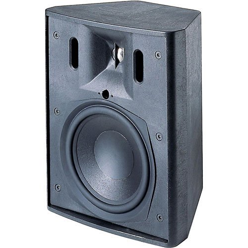 JBL Professional Control 25AV 5-1/4" Compact Indoor Outdoor Background Foreground Loudspeaker, Pair, Black