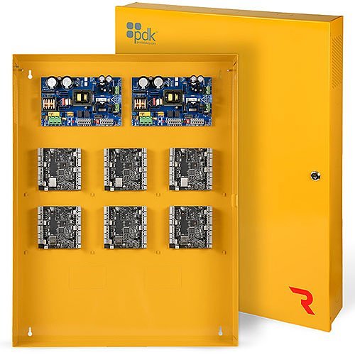 ProdataKey RMAX Red Max Fully Customizable High-Security Controller Equipped with Two-Power Supplies and Two-Red Four-Door Expander Boards