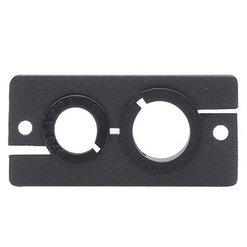 Kramer 85-0002199 Dual Cable Pass Through 9mm and 12.5mm, Wall Plate Insert, Single Slot