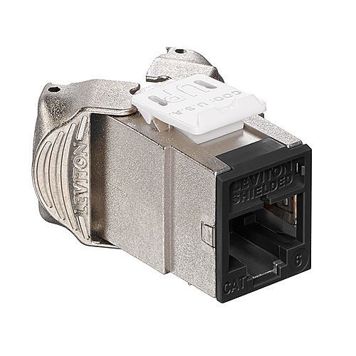 Leviton Atlas-X1 Cat 6 Component-Rated Shielded QuickPort Jack