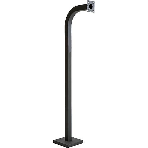 PEDESTAL PRO 58-9C-S Mounting Pedestal for Card Reader, Intercom System, Keypad, Biometric Reader, Telephone Entry System, Housing, Access Control System, Push Button - Black Wrinkle