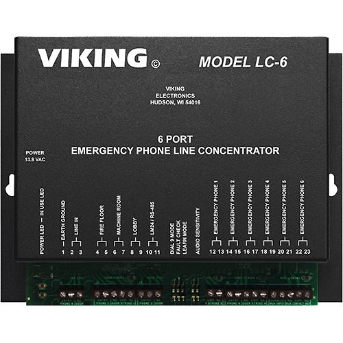 Replace Viking electronics LC-6 Concentrate up to Six Emergency Phones 