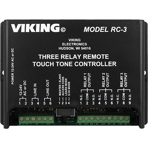 Viking Electronics Remote Touch Tone Controller, Three Relays