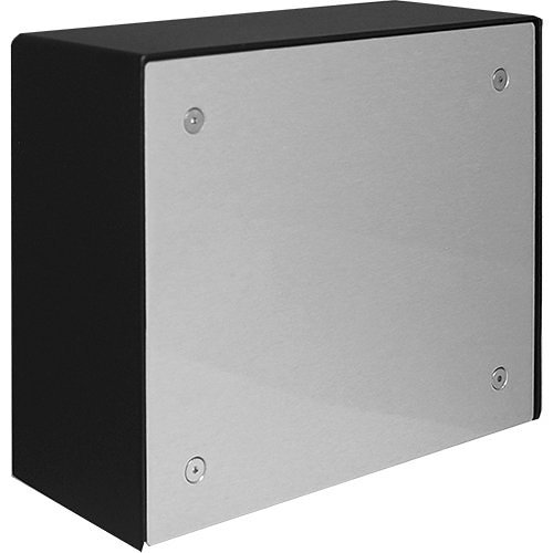 Viking Electronics Black 6X7 Surface Mount Box with Panel, No Rain Guard