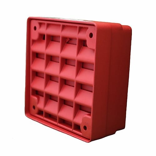 Eaton Wheelock ET-1010-R ET-1010 Vandal Resistant Speaker, Surface Mount, Wall/Ceiling, 25/70V, Indoor or Outdoor, Red