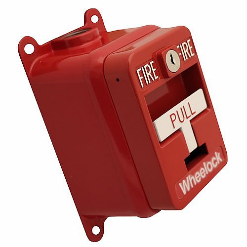 Eaton Wheelock MPS-400X MPS Manual Pull Station, Explotion-proof Key Reset, Indoor/Outdoor, Single Action, Red