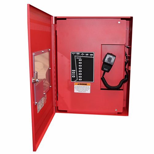 Eaton Wheelock SP40S-D SAFEPATH in-building Mass Notification System, Red, DoD, 120 V, 25/70/100V, UL 864/1711