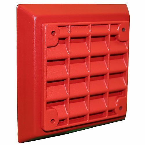 Eaton Wheelock ET-1080-R ET-1010 Vandal Resistant Speaker, Flush Mount, Wall/Ceiling, 25/70V, Indoor, Red