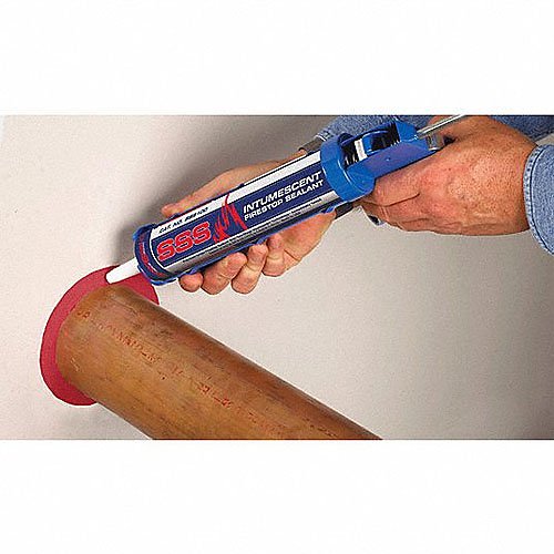 STI SSS100 SpecSeal SSS Intumescent Firestop Sealant, 10 oz Tube, up to 4 hr Fire Rating, Red