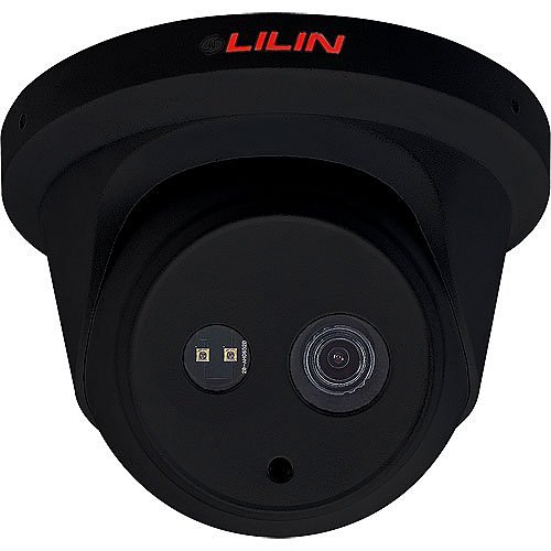 LILIN P2R6552E2K-I 5MP Fixed IR IP Mini Turret Dome Camera, Black