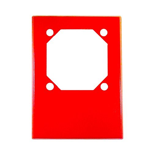 Cooper Wheelock RP-R Mounting Adapter - Red