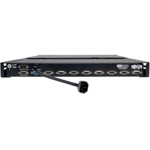 Tripp Lite B040-008-19 NetController 8-Port 1U Rack-Mount Console KVM Switch with  19 in. LCD