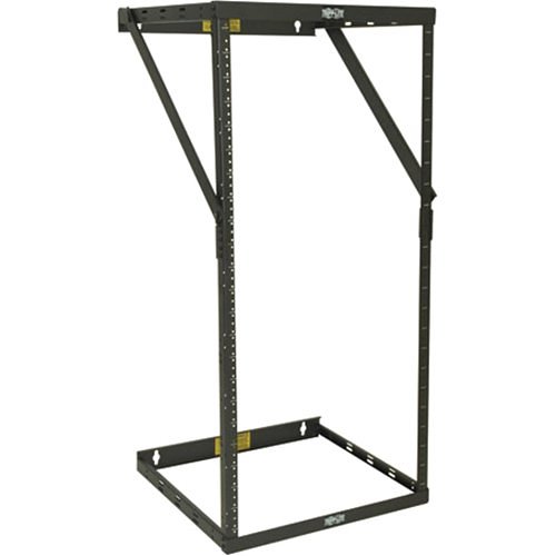 Tripp Lite SRWO8U22 SmartRack Expandable Flat-Pack Low-Profile Switch-Depth Wall Mount Open Frame Rack, 18" (46cm), 150lb (68kg), 2-Post, 8U/12U/22U