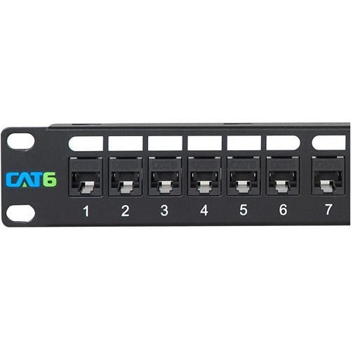 ICC ICMPP24CP6 CAT6 24-Port Feed-Through Patch Panel, 1U RMS