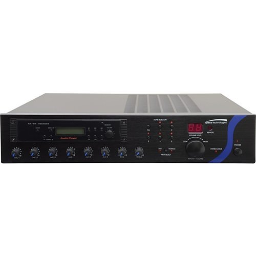 Speco PBM120AT 120W RMS PA Mixer Amplifier with AM and FM Tuner