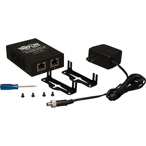 Tripp Lite B132-002A-2 2-Port VGA Over CAT5/6 Splitter/Extender, Box-Style Transmitter for Video/Audio, Up to 1000' (305 m), TAA