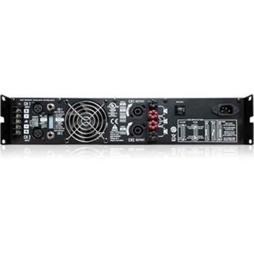 QSC RMX2450A 2-Channel Professional Power Amplifier, 500/750/1200W at 8/4/2Ohms Stereo Mode, 1300W at 8 Ohms Bridge Mono Mode, 20Hz-20kHz, 20kOhms Impedance