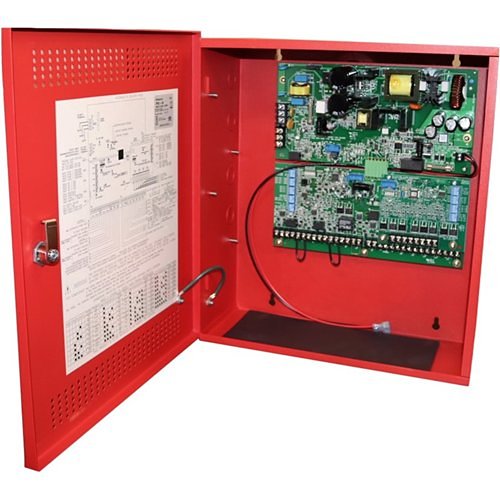 Eaton PS-8-EXP Wheelock Powerpath PS power supply, expansion module, 8 amp, red enclosure, 120 V