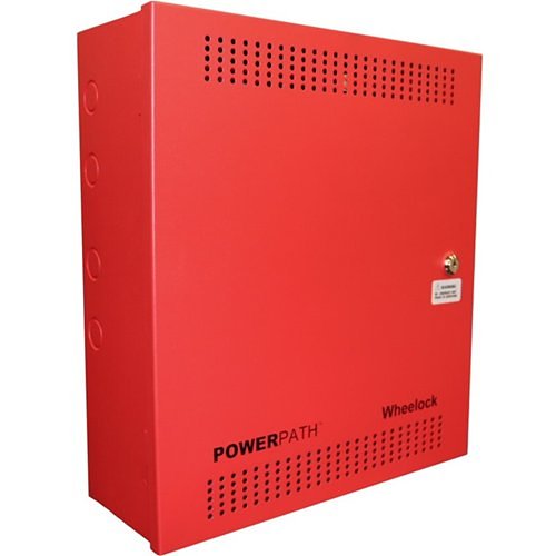 Eaton PS-8-EXP Wheelock Powerpath PS power supply, expansion module, 8 amp, red enclosure, 120 V