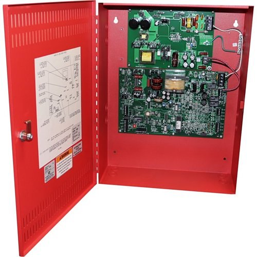 Eaton Wheelock SPB-80/4 SAFEPATH Accessory, Supervised Power Booster, Steel Enclosure, 80W, 4A of Supervised Strobe Power, Red