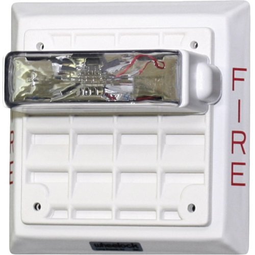 Eaton Wheelock ET80-24MCW-FW ET80 Vandal Resistant Speaker Strobe, Wall, 24VDC, 15/30/75/110CD, White