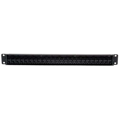 Tripp Lite N254-024 24-Port 1U Rack-Mount CAT6/CAT5 Feedthrough Patch Panel, RJ45 Ethernet, TAA