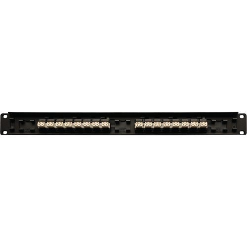 Tripp Lite N490-016-LCLC 16-Port, 1U, LC/LC, Fiber Patch Panel, 62.5�m/125�m or 50�m/125�m Multimode, 9�m/125�m Singlemode