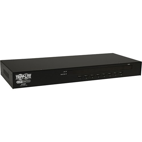 Tripp Lite B042-008 8-Port 1U Rack-Mount USB/PS2 KVM Switch with On-Screen Display