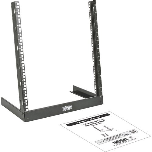 Tripp Lite SR2POST12 SmartRack Desktop Open Frame Rack, 36" (91cm), (110lb (49.9 kg), 2-Post, 12U