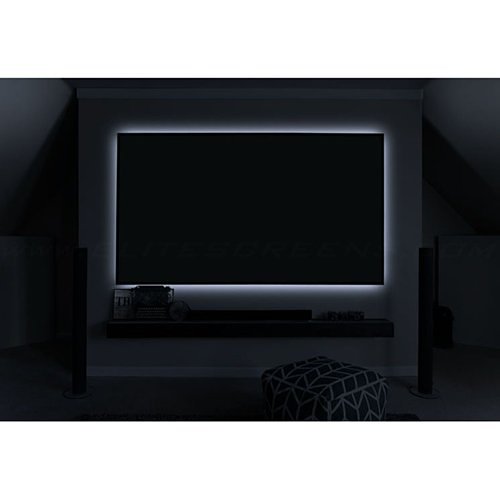 Elite Screens AR120H2 Aeon Series 120" Fixed Frame Projection Screen, CineGrey 3D