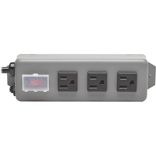 Tripp Lite 3SP9 Waber Industrial Power Strip, 3-Outlet, 9' (2.74 m) Cord, NEMA 5-15P Plug, Switch Guard