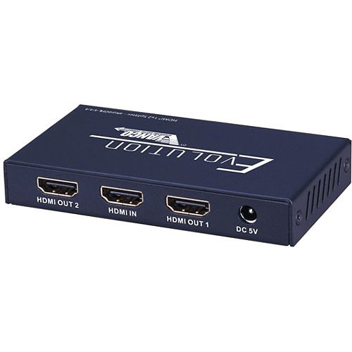 Evolution EVSP4K12 Premium 4K HDMI 1x2 Splitter