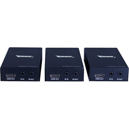 Vanco HDBT4X3 4x3 HDBaseT Matrix Selector Switch with Additional HDMI Output