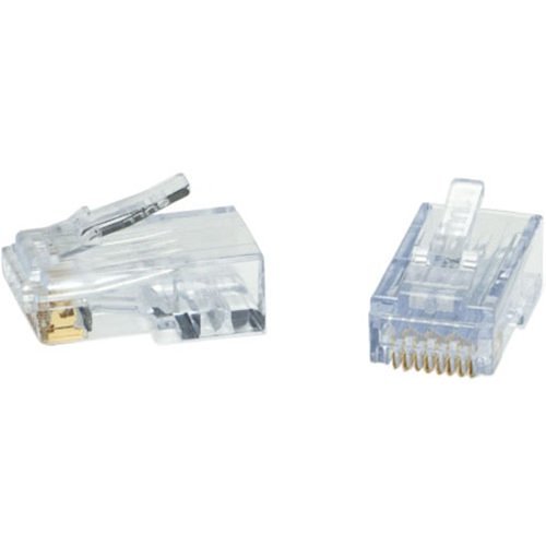 Platinum Tools 100028C ezEX44 RJ45 CAT6 Connector, 50-Pack